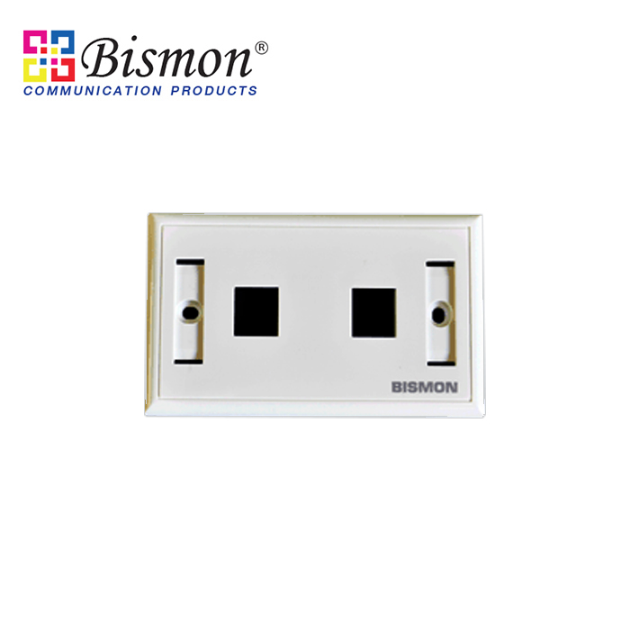 Dual-Port-RJ45-Face-Plate-แผงหน้ากาก-2-ช่อง-สำหรับคอม